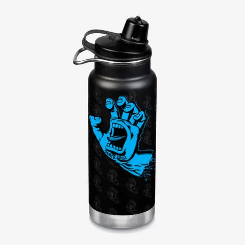 klean-kanteen-32-oz-tkwide-with-chug-cap-santa-cruz-screaming-hand-bouteille-iso image 1