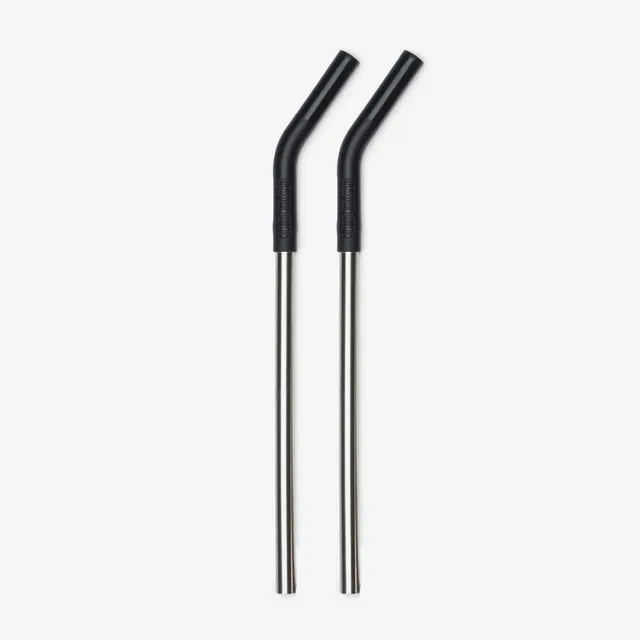 klean-kanteen-straw-2-pack-noir-2-pailles-r-utilisables-en-acier-inoxydable-avec image 1