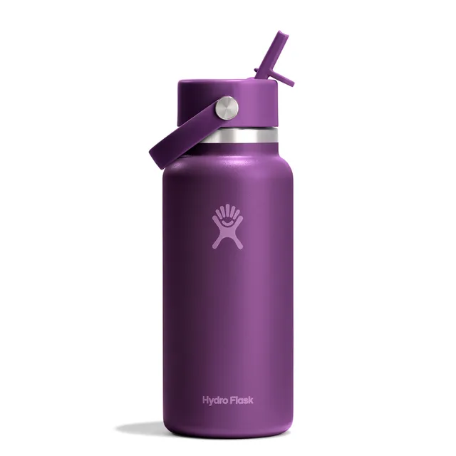 hydro-flask-wide-flex-straw-cap-gourde-isotherme-946-ml-32-oz-paille-tanche-froi image 1