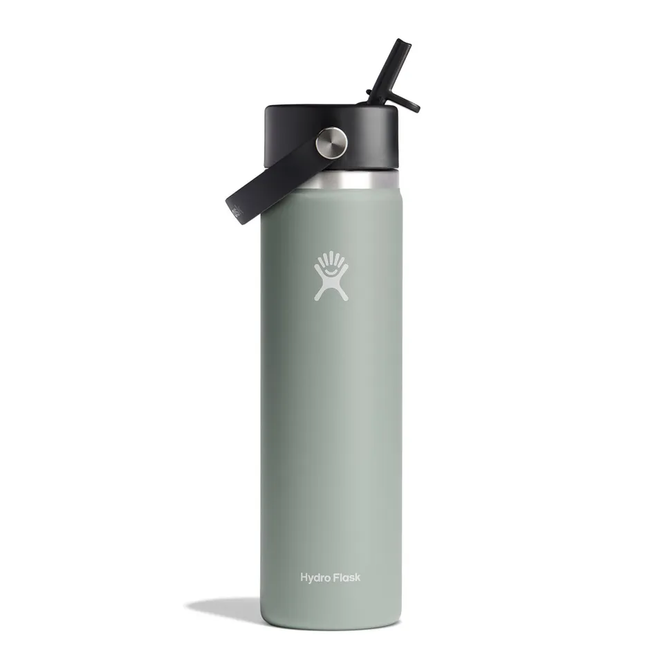 hydro-flask-standard-mouth-709-ml-24-oz-avec-bouchon-antifuite-et-paille-int-gr- image 1