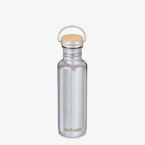 klean-kanteen-reflect-798-ml-27-oz-avec-bouchon-bambou-gourde-inox-sans-plastiqu image 1