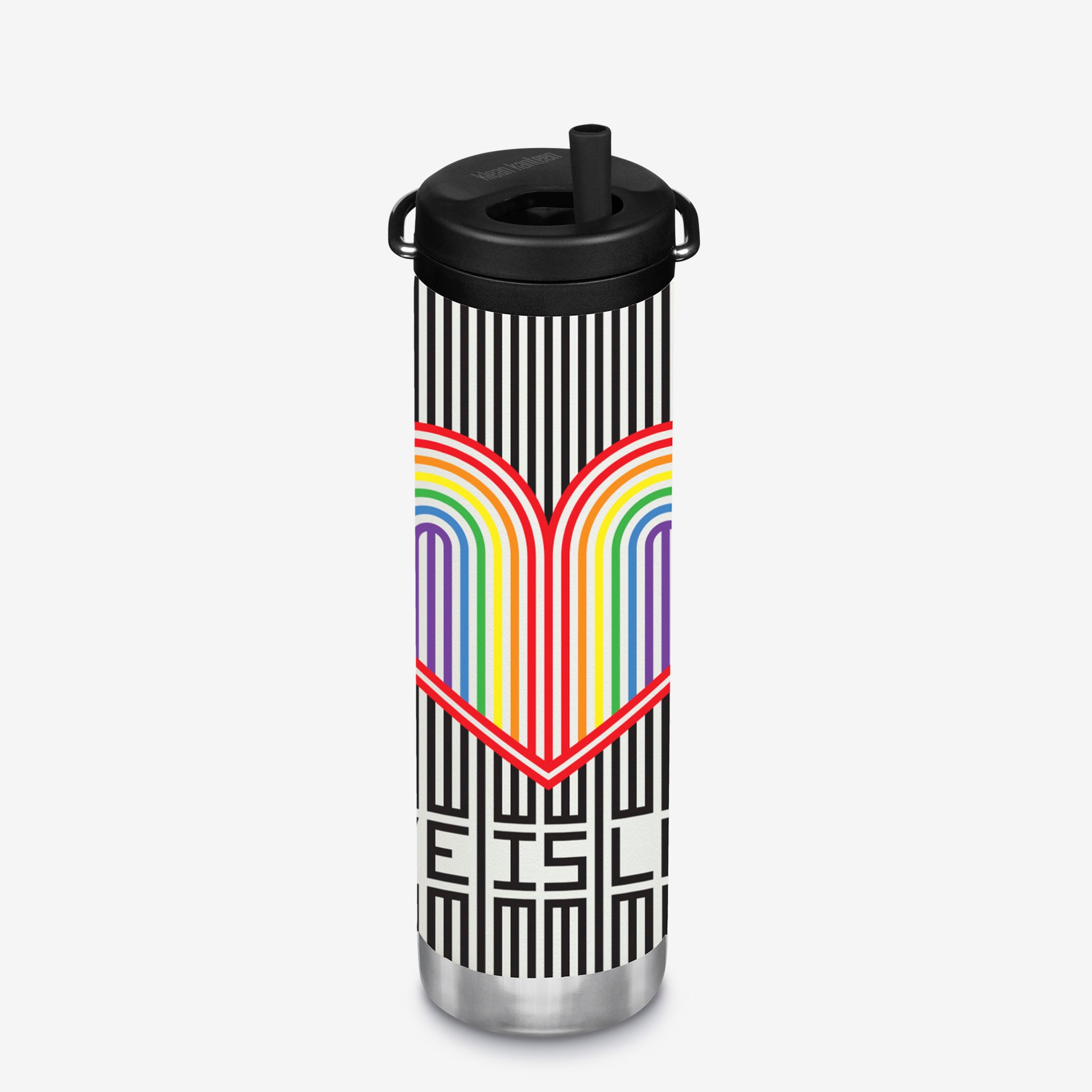 klean-kanteen-20oz-tkwide-avec-twist-cap-gourde-isotherme-591-ml-en-acier-recycl image 1