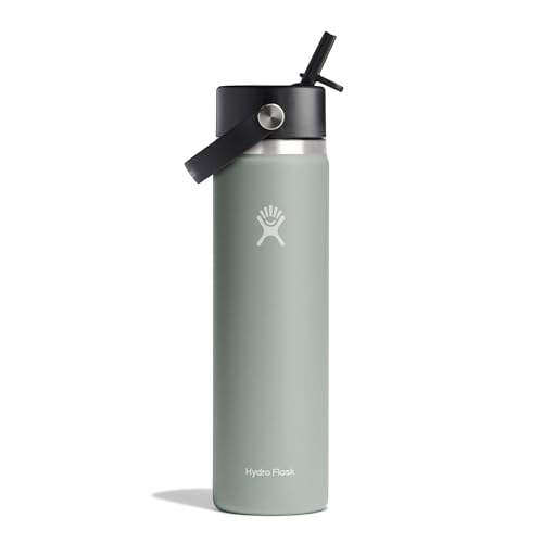 hydro-flask-standard-mouth-709-ml-24-oz-avec-bouchon-antifuite-et-paille-int-gr- image 7