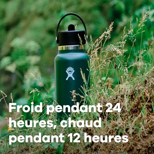 hydro-flask-standard-mouth-709-ml-24-oz-avec-bouchon-antifuite-et-paille-int-gr- image 8