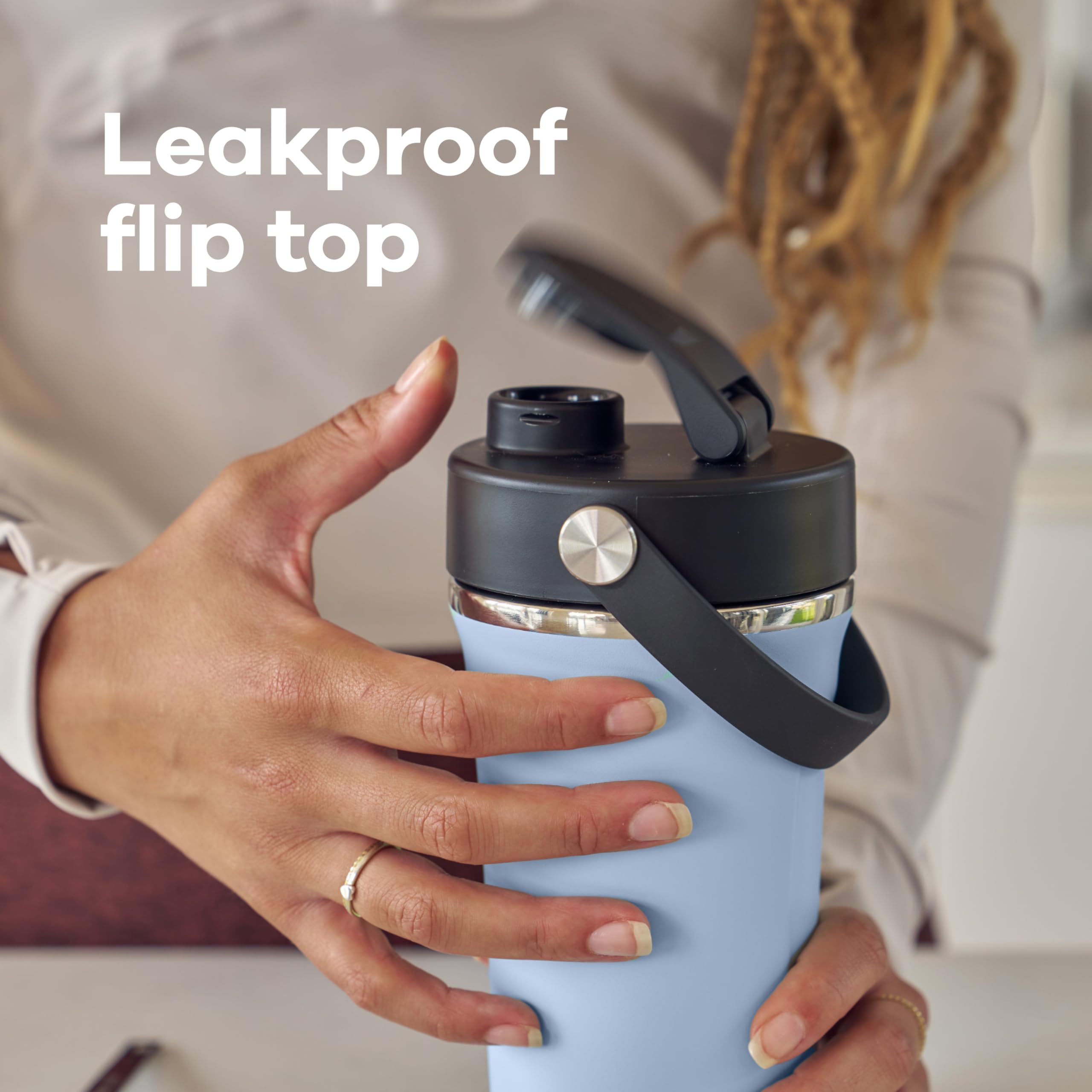 hydro-flask-shaker-isotherme-inox-710-ml-bouchon-flip-chug-anti-fuite-mixball-fr image 5
