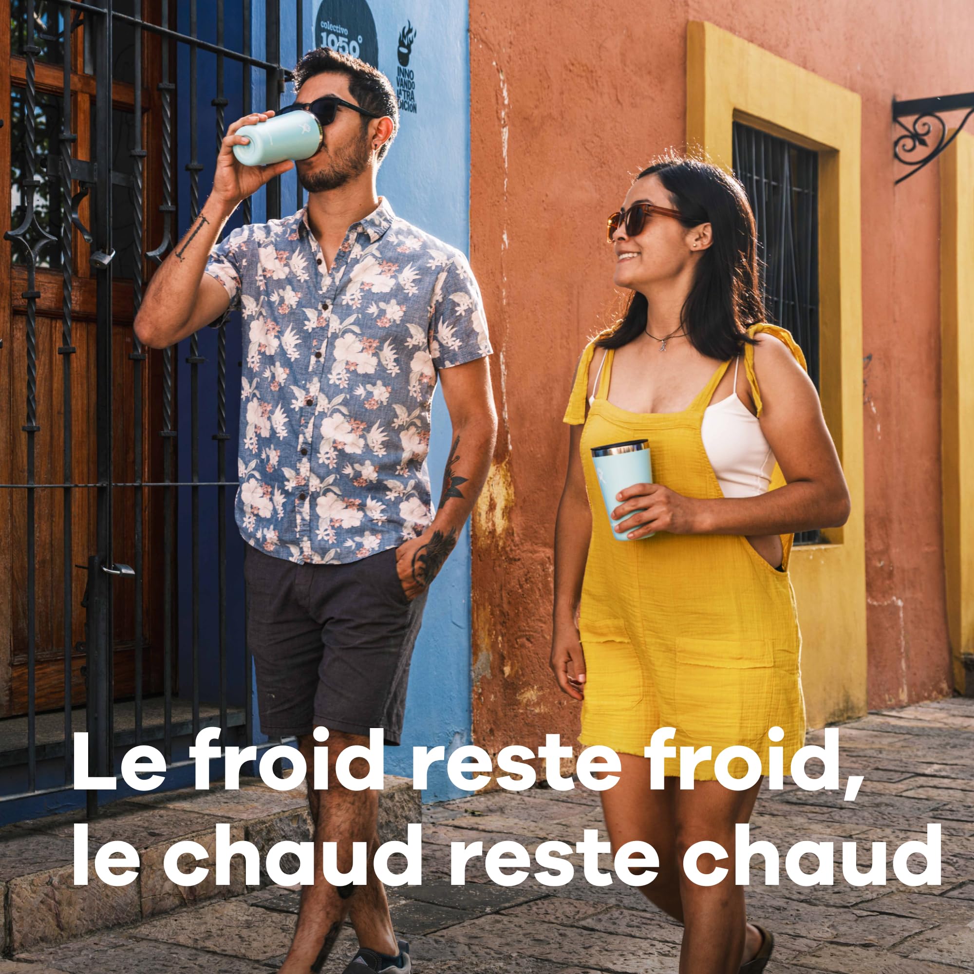 hydro-flask-all-around-tumbler-473-ml-16-oz-avec-couvercle-press-in-gobelet-isot image 2