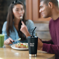 klean-kanteen-straw-2-pack-noir-2-pailles-r-utilisables-en-acier-inoxydable-avec image 2