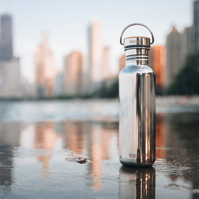 klean-kanteen-reflect-798-ml-27-oz-avec-bouchon-bambou-gourde-inox-sans-plastiqu image 3